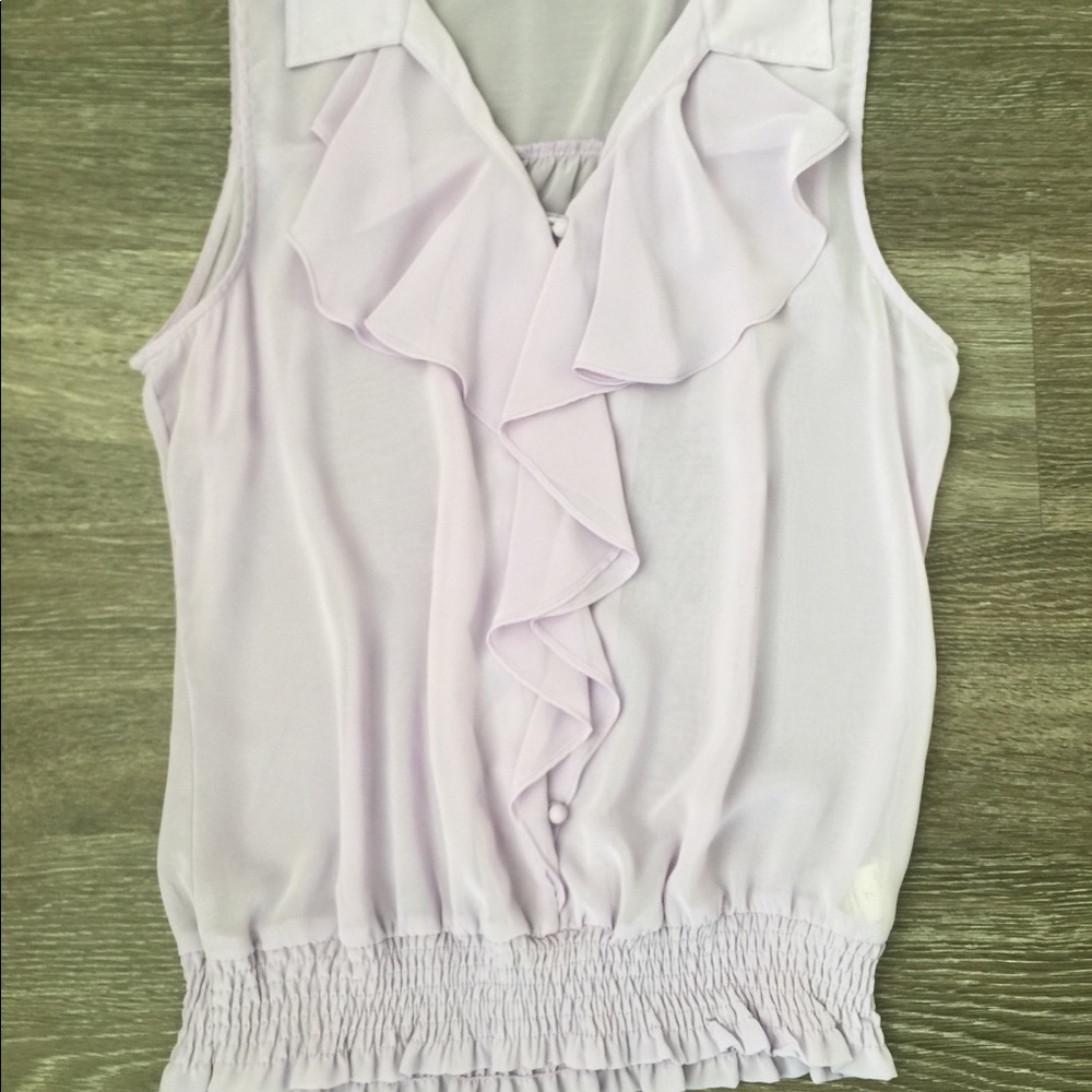 Sheer Lavender Blouse